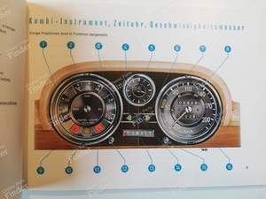 Owner's manual - Version 250 SE - MERCEDES BENZ W108 / W109 - 1085842296- thumb-4