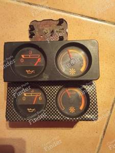 Manomètre de pression d'huile et turbo pour RENAULT 5 / 7 (R5 / Siete)