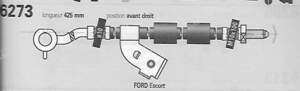 Flexibles avant - FORD Escort / Orion (MK5 & 6) - F6273/F6284- thumb-1
