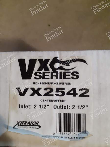 AP Exhaust Xlerator Performance Schalldämpfer - FORD Mustang II - VX2542- 2