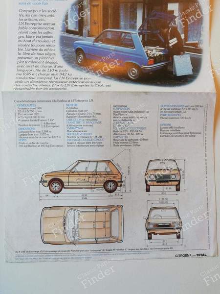 Brochure commerciale LN - CITROËN LN / LNA - 3.77- 3