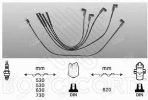 Zündkabel - HONDA Accord / Vigor (CA1/2/3/4/5/6) - 636649- thumb-1