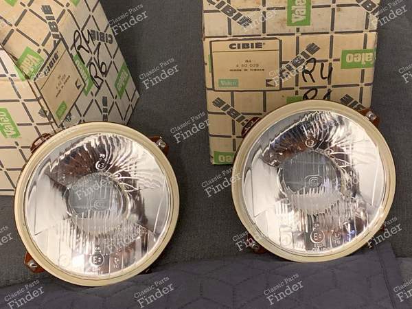 Pair of headlight lenses - RENAULT 4 / 3 / F (R4) - 200- 0