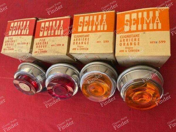 Rear lights and indicators - CITROËN Ami 6 / Dynam - 599 et 599 R- 1