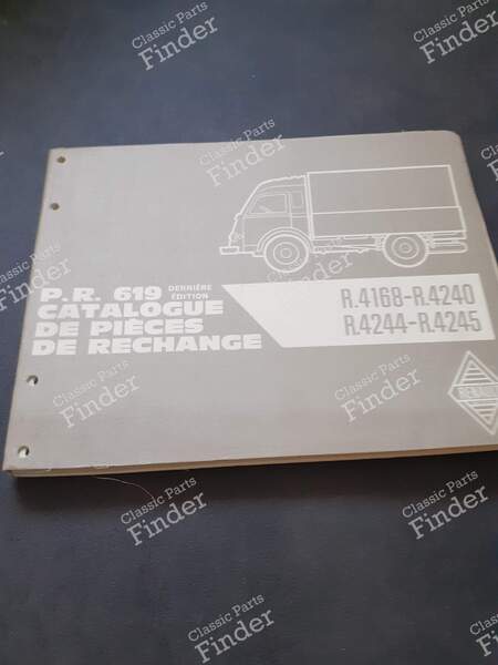 Spare Parts Catalogs - RENAULT Voltigeur (1000kg) / Goélette (1400kg) / Galion (2500kg) - PR619 / PR661- 2