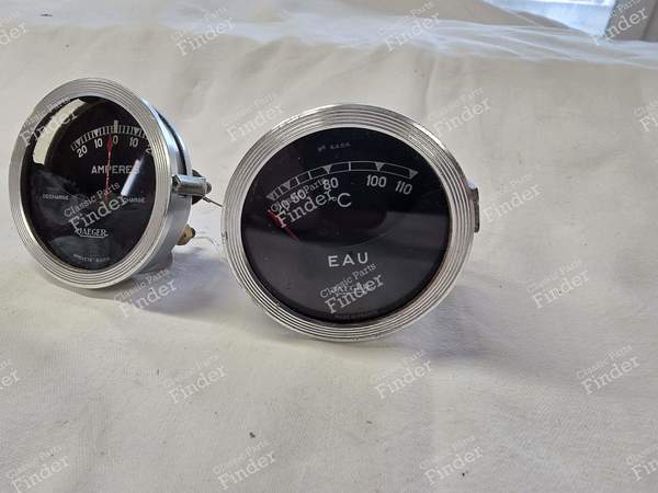 Ensemble ampèremètre pression eau Jaeger - BUGATTI Type 46 - 2