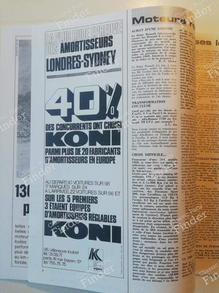 Revue 'moteurs' - Janvier-Février 1969 - PORSCHE 911 / 912 (901) - N° 71- 2