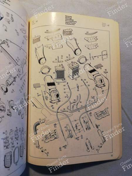 Spare parts catalog - MERCEDES BENZ 180 / 190 (W120 / W121) (Kleiner Ponton) - 8000-9.55KS- 5