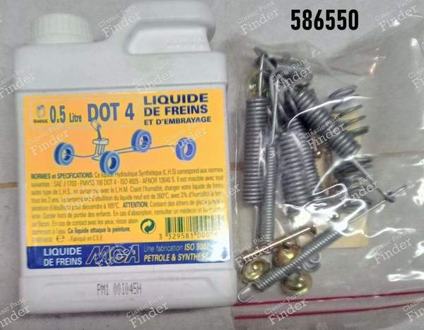 Bremsensatz hinten VW Audi - VOLKSWAGEN (VW) Passat (B1) - 586550- 4