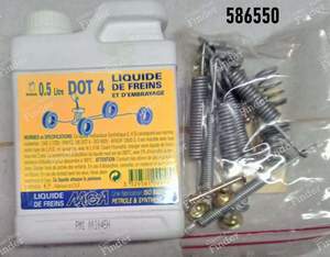 Bremsensatz hinten VW Audi - VOLKSWAGEN (VW) Passat (B1) - 586550- thumb-4