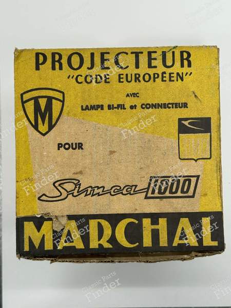 Scheinwerfer + Gehäuse - SIMCA 900 / Simc'4 / 1000 / 1005 / 1006 / 1118 /Abarth 1150 - 59743 / 22831- 5
