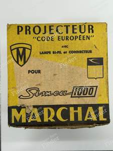 Scheinwerfer + Gehäuse - SIMCA 900 / Simc'4 / 1000 / 1005 / 1006 / 1118 /Abarth 1150 - 59743 / 22831- thumb-5