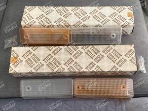 Pair of turn signal/parking light cabochons for RENAULT 5 Turbo (R5)