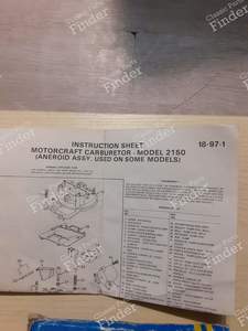 Vergaserdichtungstaschen - FORD Mustang I (serie 1, 2 & 3) - av271074a- thumb-1