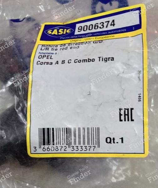 Rotule de direction coté gauche ou droit - OPEL Corsa / Combo (C) - 9006374- 4