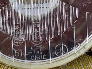 Cibié 155 headlight optics for R4, R8, R10, R6... - RENAULT 4 / 3 / F (R4) - 155- thumb-2