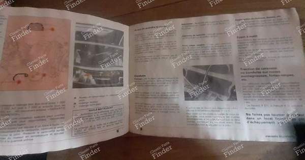 Handbuch - RENAULT 4 / 3 / F (R4) - 77 01 445 109- 2