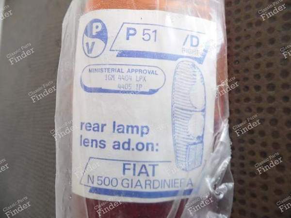 RIGHT TAIL LIGHT CAP FIAT 500 GIARDINIERA - FIAT Nuova 500 - 2
