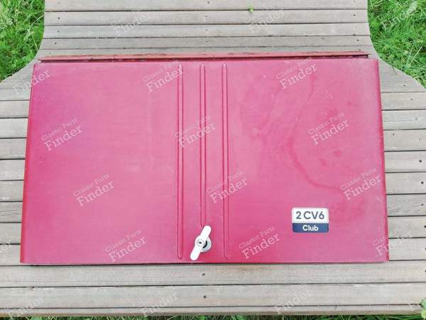 Porte de coffre 2CV6 Club rouge - CITROËN 2CV - 0