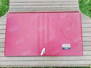 Trunk door 2CV6 Club red - CITROËN 2CV