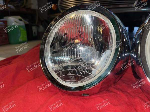 Pair of code Europe headlamps - PEUGEOT 403 - 1