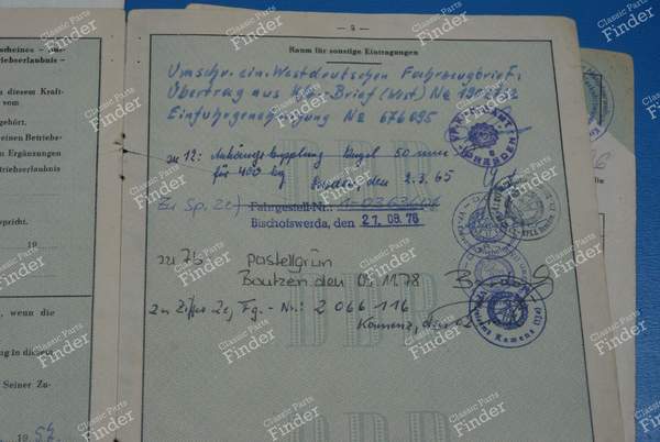 Châssis + boîte de vitesse + essieu - VOLKSWAGEN (VW) Käfer / Beetle / Coccinelle / Escarabajo - 3