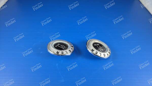 Set of 2 Badges - Rear Side Post Emblems - SIMCA-CHRYSLER-TALBOT 160 / 180 / 2 litres / 1609 / 1610 - 1
