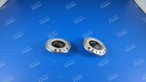 Set of 2 Badges - Rear Side Post Emblems - SIMCA-CHRYSLER-TALBOT 160 / 180 / 2 litres / 1609 / 1610 - thumb-1