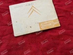 Genuine car radio Owner's manual - CITROËN DS / ID - Radioën S191- thumb-7
