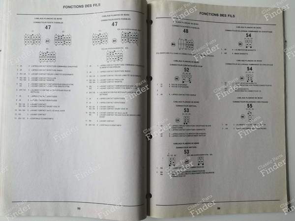 Schémas électriques - N.T. 8018 - RENAULT 21 (R21) - 7711079864- 5