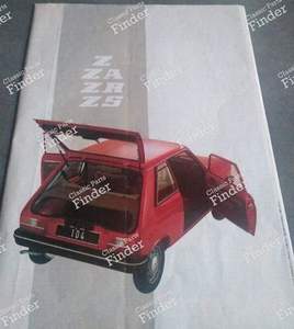 Vintage advertising Peugeot 104 range - PEUGEOT 104 / 104 Z - thumb-1