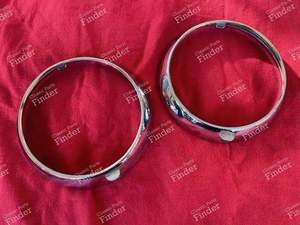 Pair of headlight surrounds - RENAULT 4 CV