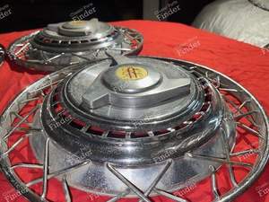 Jeu de 4 enjoliveurs avec papillons - CITROËN DS / ID - thumb-3