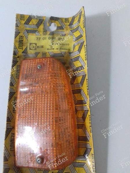 Front left turn signal cap - Phase 2 - RENAULT 14 (R14) - 6076L / 7701024219- 0