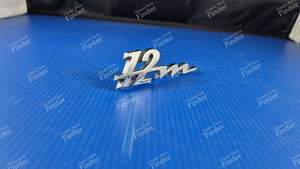 Sigle Heckabzeichen '12M'. - FORD Taunus 12M (P6)