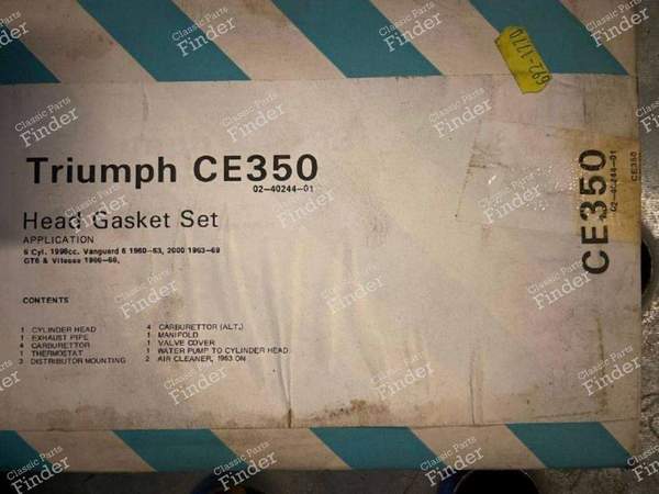 Complete head gasket set / Grinding set for Triumph 2000, GT6, Standard 6... - TRIUMPH Spitfire / GT6 - CE 350- 1