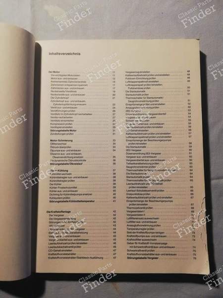 Repair guide 'How to do it - VOLKSWAGEN (VW) Passat / Santana (B2) - ISBN: 3-7688-0384-8- 1