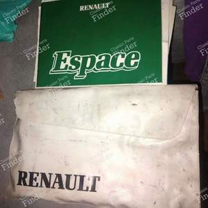 Pochette avec manuel d'utilisation pour RENAULT Espace I