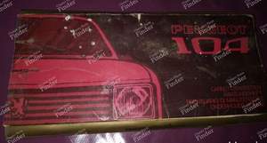 Serviceheft für Peugeot 104 - PEUGEOT 104 / 104 Z