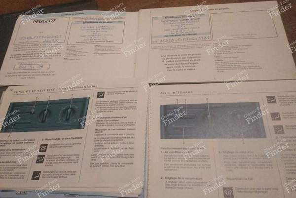 Manuel d'utilisation - Phase 1 - PEUGEOT 406 - FR. 97406.0011 (?)- 1