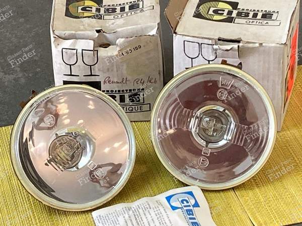 2 Langstreckenoptik Version "SPOT" für Oscar Cibié - RENAULT 12 / Virage (R12) - 92- 0