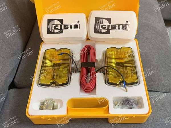 Cibié 35 Iode' set Chrome fog lamps - RENAULT 5 / 7 (R5 / Siete) - SAE 02- 0