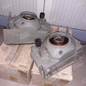 Pair of headlight lenses - RENAULT 9 / Alliance / Broadway / 11 / Encore (R9 / R11) - 7701029114 (D) / 770129113 (G)- thumb-1