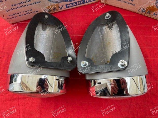 Deux phares MARCHAL type 'fuseau' longue portée - CITROËN DS / ID - 3