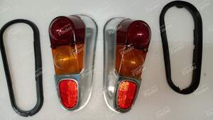 Ein Paar Rückleuchten - RENAULT 4 / 3 / F (R4) - 065069 / 1422240067- thumb-5
