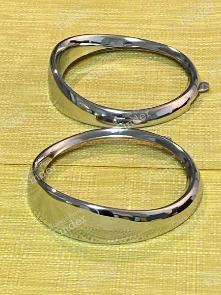 Cap-shaped headlight surrounds for Renault 4CV - RENAULT 4 CV - 3