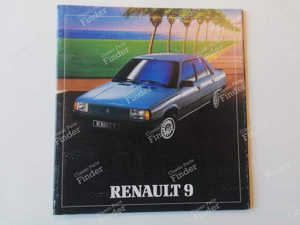 Brochure commerciale R9 phase 1 - RENAULT 9 / Alliance / Broadway / 11 / Encore (R9 / R11) - 21.117.08- 0