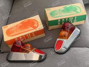 Chrome taillights - R4 and Alpine cabriolet - RENAULT 4 / 3 / F (R4)