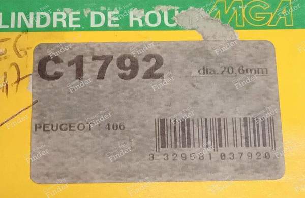 Pair of rear wheel cylinders - PEUGEOT 406 - C1792/C1793- 2