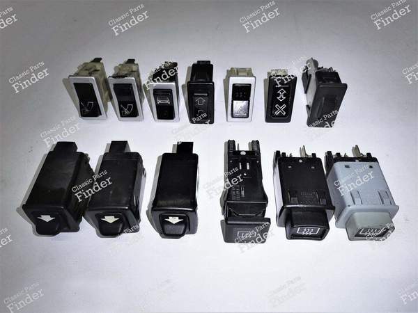 Switch for power windows, rear window heating and other functions - PEUGEOT 204 